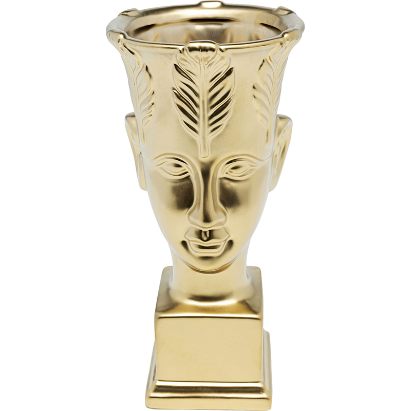 Ваза Golden Face Vase 26 Золотой в Перми | Loft Concept 