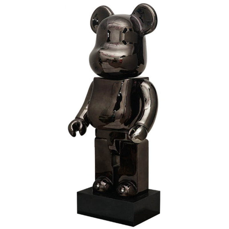 Статуэтка Bearbrick Black on stand Черный в Перми | Loft Concept 