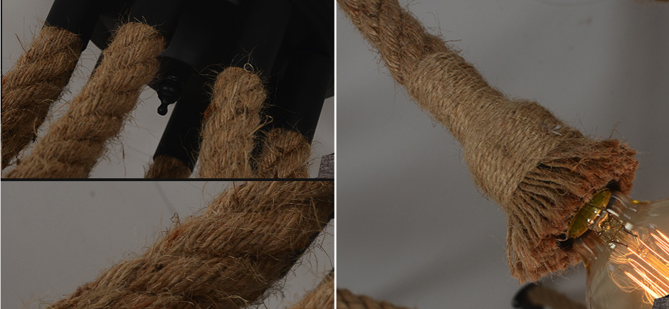 Подвесной светильник Rope Octopus Подвесной светильник Rope Octopus - Loft-Concept в Перми