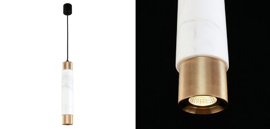 Подвесной светильник Cocktail Tube Бронзовый Подвесной светильник Cocktail Tube Бронзовый - Loft-Concept в Перми