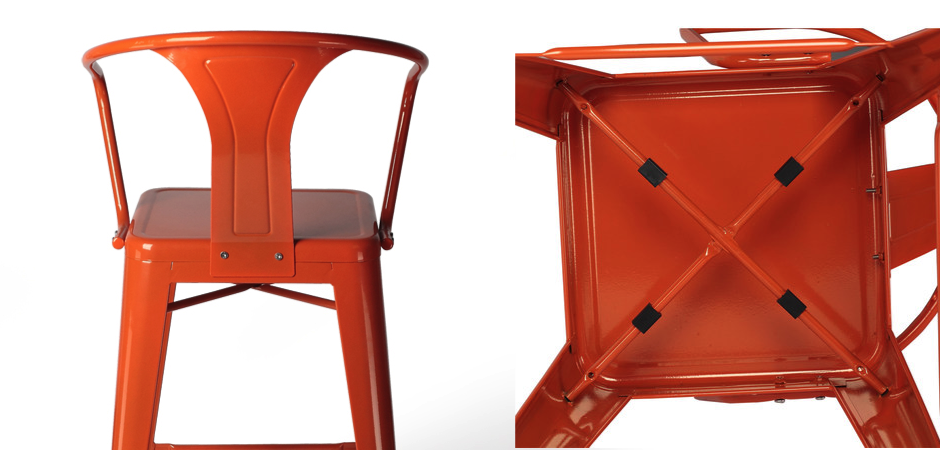 Барный стул Tolix Bar Stool 75 Armchair Backed Барный стул Tolix Bar Stool 75 Armchair Backed - Loft-Concept в Перми
