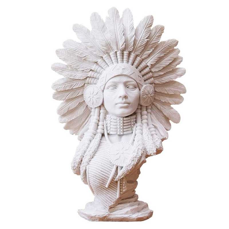 Native american indian figurine B Белый в Перми | Loft Concept 