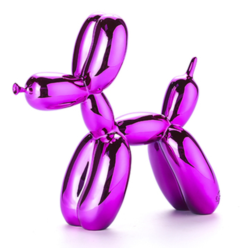 Статуэтка Jeff Koons Balloon Dog medium Purple Пурпурно-фиолетовый в Перми | Loft Concept 