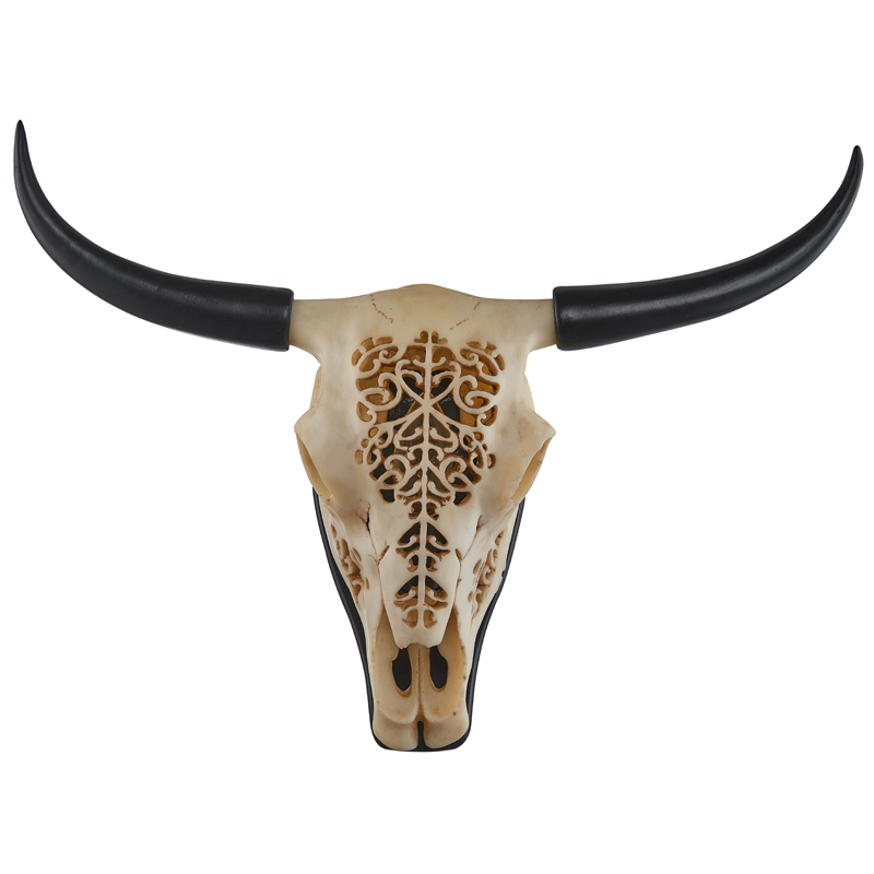 Бра Bull Skull Sconce ivory ( слоновая кость ) Черный в Перми | Loft Concept 