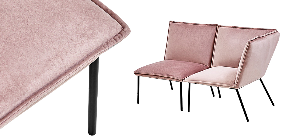 Кресло Corner Armchair Single pink Кресло Corner Armchair Single pink - Loft-Concept в Перми