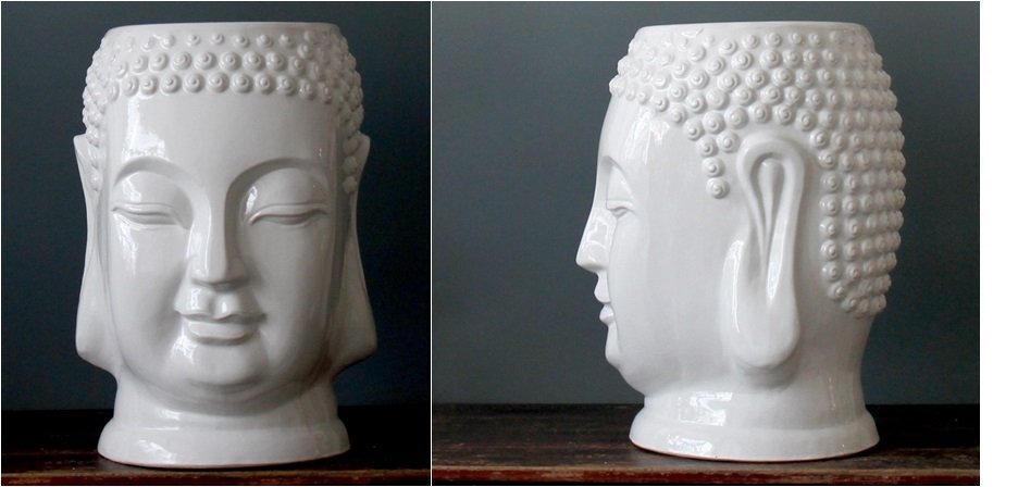 Керамический табурет White buddha Керамический табурет White buddha - Loft-Concept в Перми