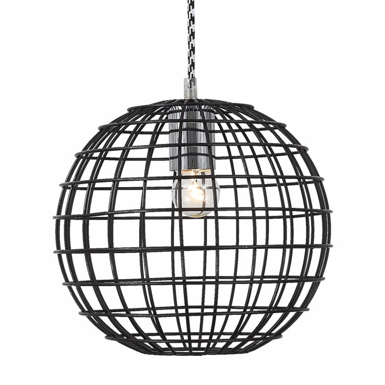 Люстра Iron Farm Cage Pendant Black Черный в Перми | Loft Concept 