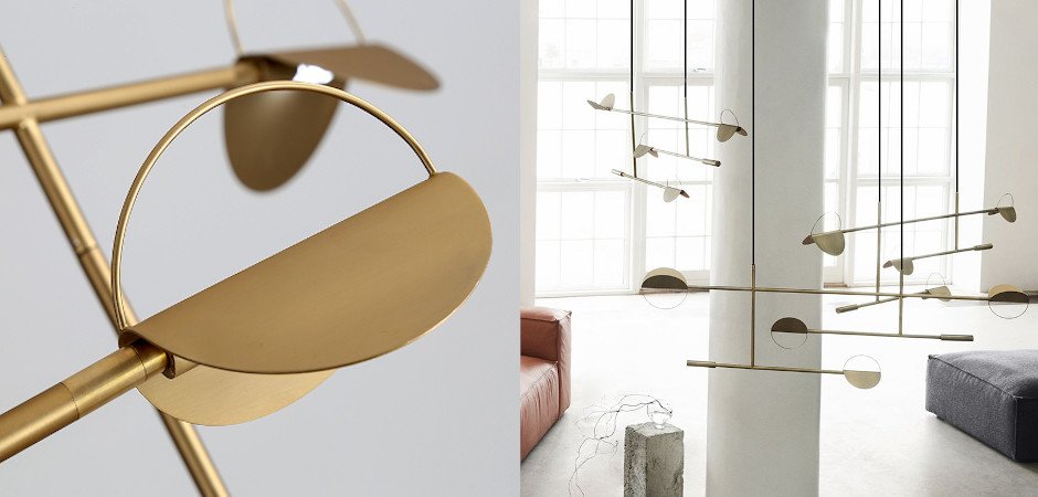 Люстра BOLIA LEAVES PENDANT brass Люстра BOLIA LEAVES PENDANT brass - Loft-Concept в Перми