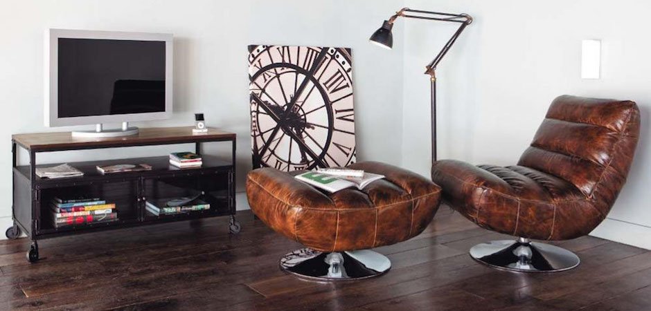 Тумба в стиле Индастриал на колёсах Industrial Bar Oak Chest mini Тумба в стиле Индастриал на колёсах Industrial Bar Oak Chest mini - Loft-Concept в Перми