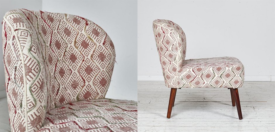 Кресло с розовым орнаментом KELIM Pattern Кресло с розовым орнаментом KELIM Pattern - Loft-Concept в Перми