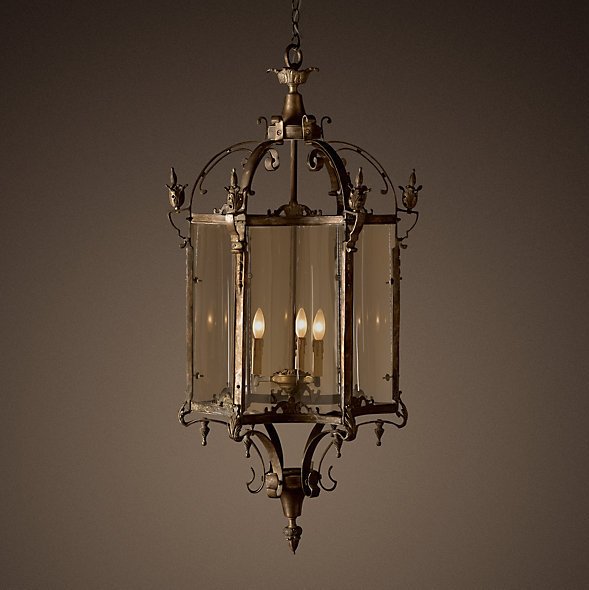 Люстра 19th Century Salerno Streetlight Pendant Lighting Черный в Перми | Loft Concept 