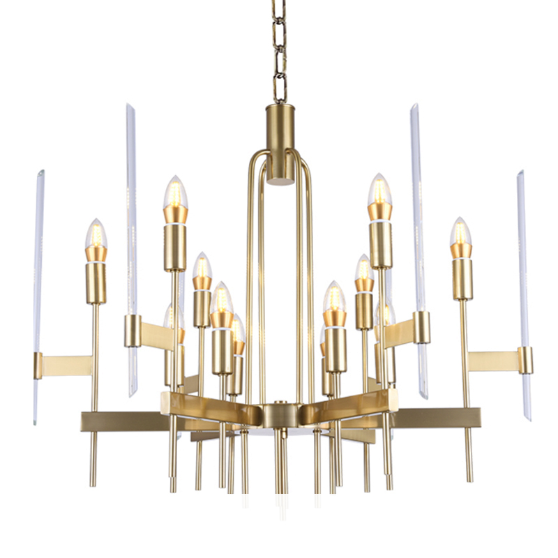 Bari Light Chandelier Aged Brass Золотой в Перми | Loft Concept 