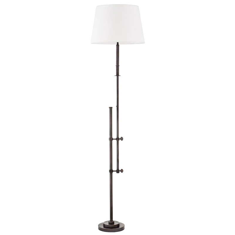 Торшер Eichholtz Floor Lamp Gordini Bronze Белый Темная бронза в Перми | Loft Concept 