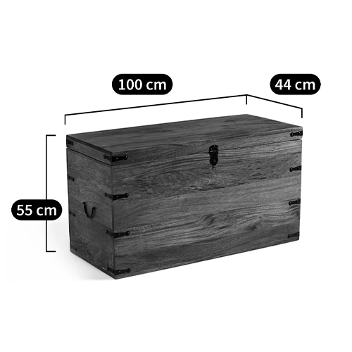 Деревянный сундук из массива манго Mango Wooden Chest Brown в Перми