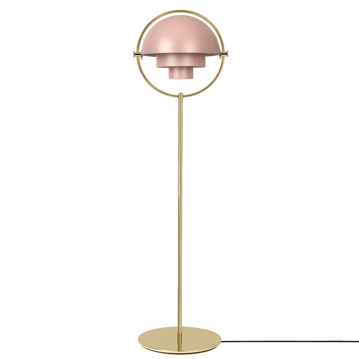 Торшер Louis Weisdorff Multi-lite floor lamp Pink Золотой Розовый (Rose) в Перми | Loft Concept 