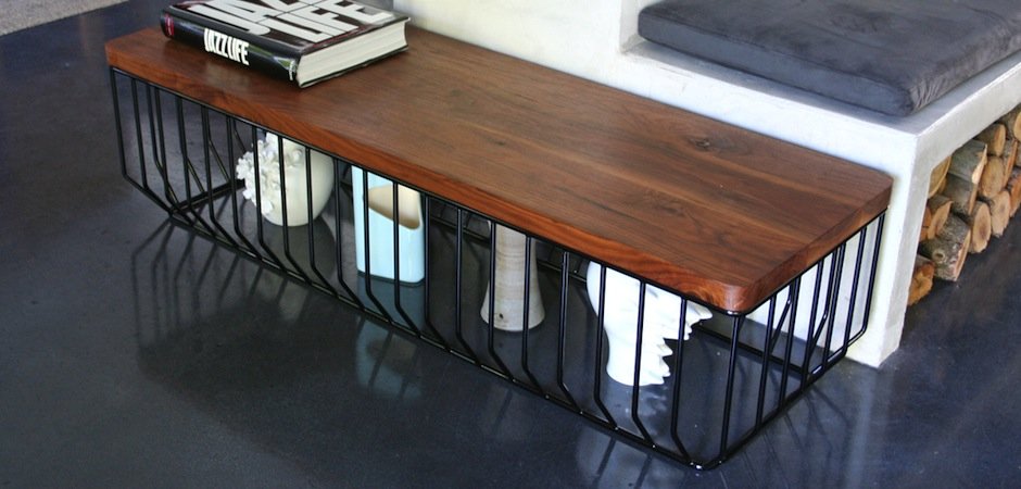 Банкетка-столик Reza Feiz Wired Bench Банкетка-столик Reza Feiz Wired Bench - Loft-Concept в Перми