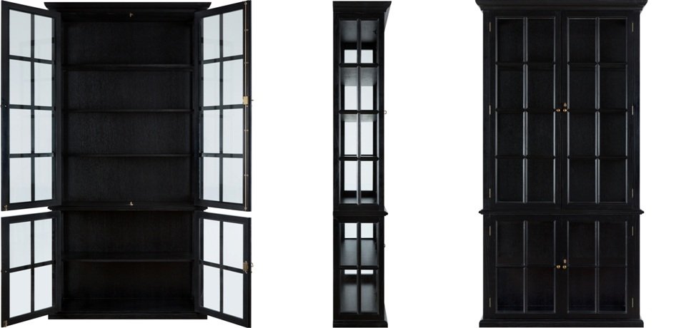Шкаф-витрина French black Шкаф-витрина French black - Loft-Concept в Перми