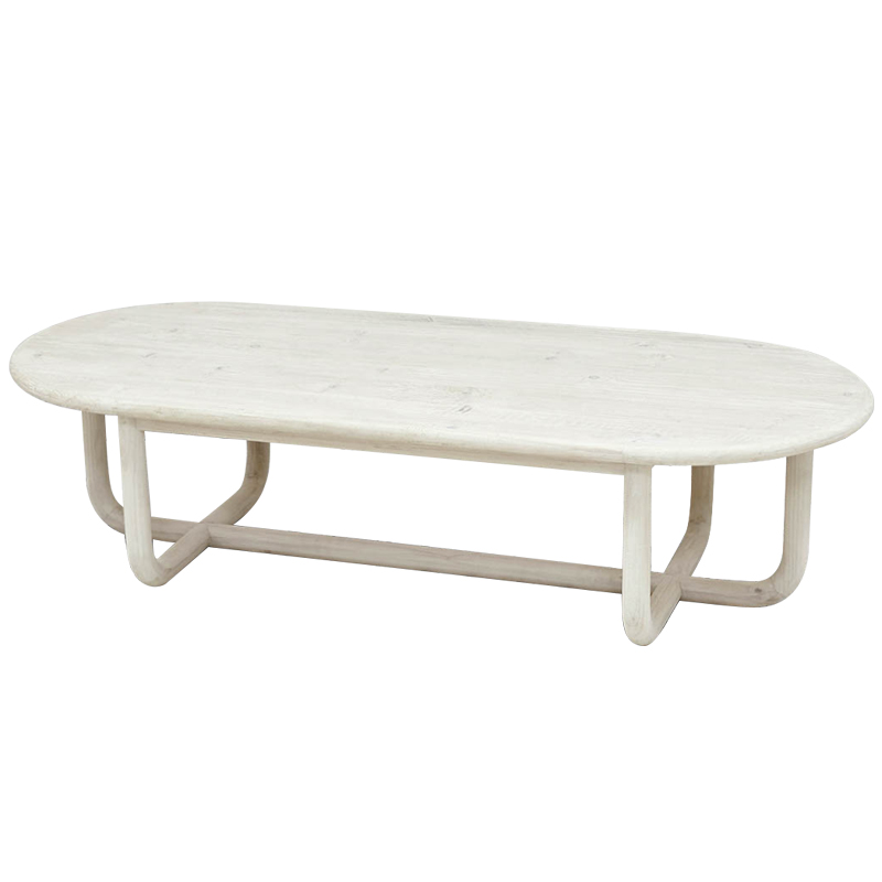 Кофейный стол Mathis Wood Coffee Table ivory ( слоновая кость ) в Перми | Loft Concept 