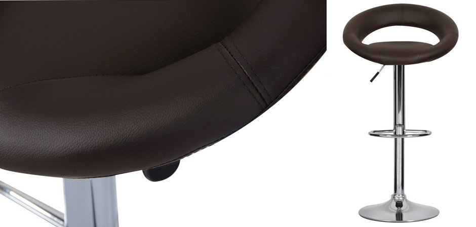 Барный стул Ring Dark Brown Барный стул Ring Dark Brown - Loft-Concept в Перми