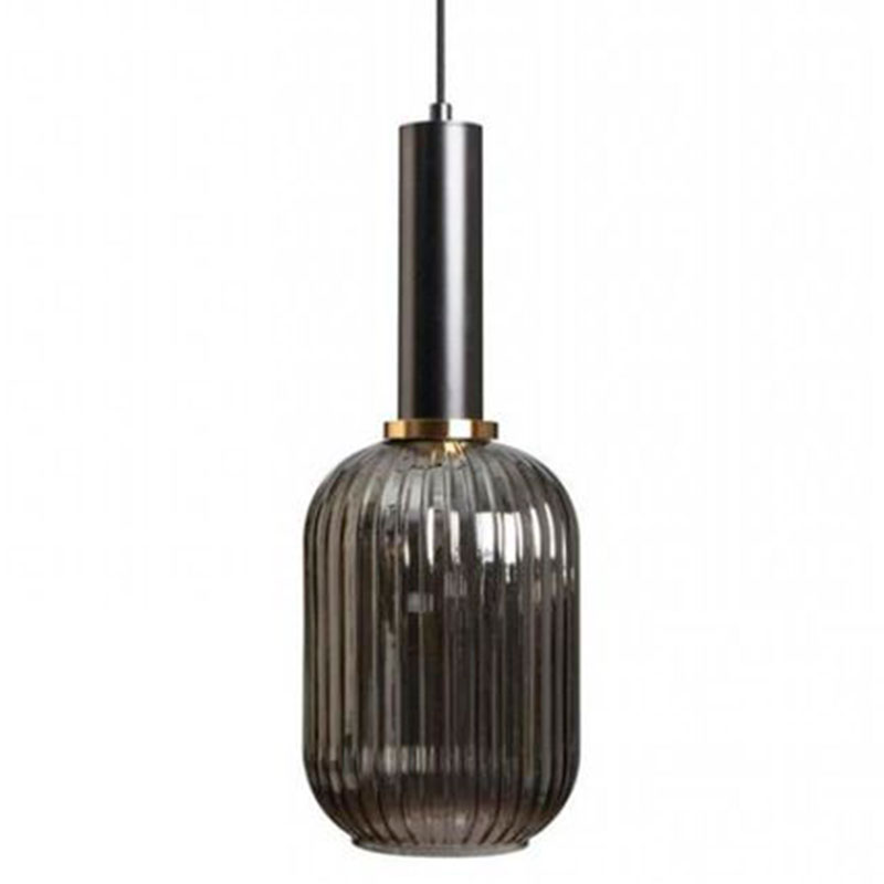 Подвесной светильник Ferm Living chinese lantern Smoke Black 39 см Черный Прозрачный черный в Перми | Loft Concept 