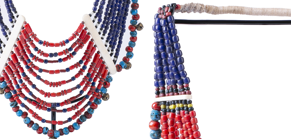 Этническое ожерелье на подставке Line Beads Этническое ожерелье на подставке Line Beads - Loft-Concept в Перми