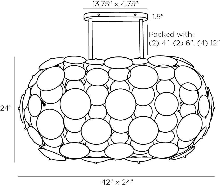 Люстра Arteriors NEBULA CHANDELIER в Перми