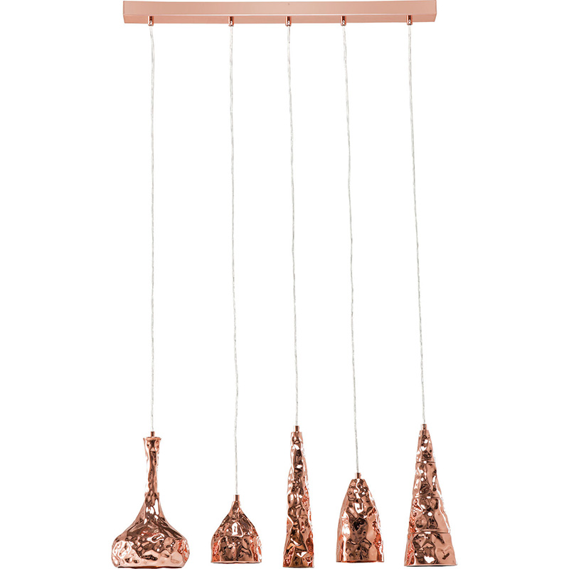 Люстра Several Copper Lamps Медь в Перми | Loft Concept 