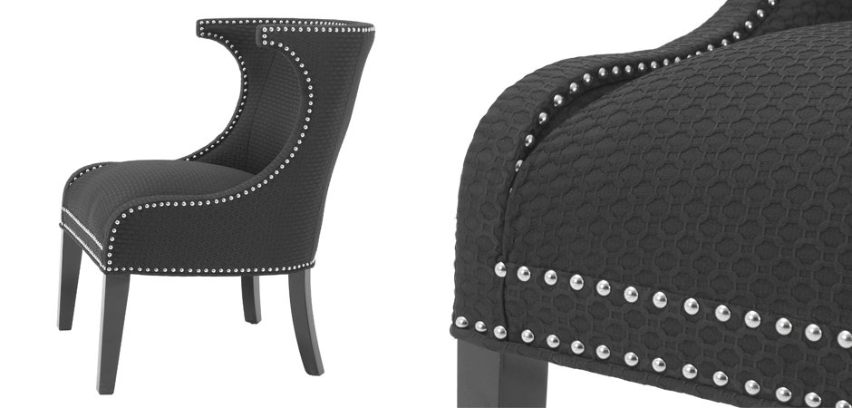 Кресло Eichholtz Chair Elson black Кресло Eichholtz Chair Elson black - Loft-Concept в Перми