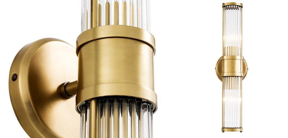 Бра Wall Lamp Claridges Double Brass Бра Wall Lamp Claridges Double Brass - Loft-Concept в Перми