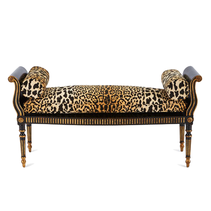 Оттоманка Attina Leopard Bench Мульти в Перми | Loft Concept 