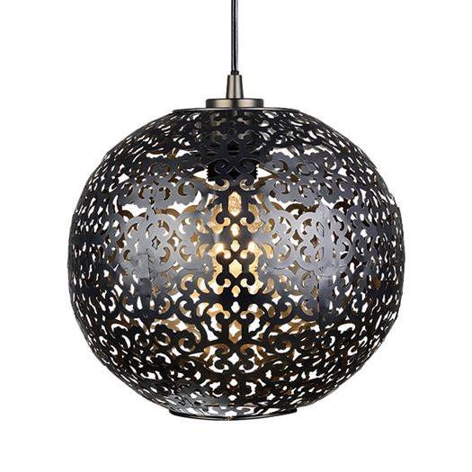 Подвесной светильник Oriental patterns Pendant Black Черный в Перми | Loft Concept 