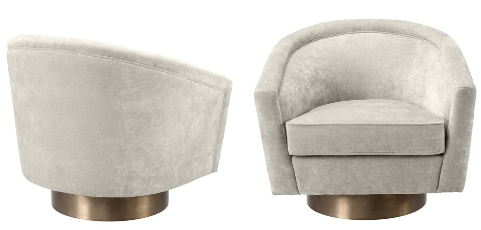 Кресло Eichholtz Swivel Chair Catene Sand Кресло Eichholtz Swivel Chair Catene Sand - Loft-Concept в Перми