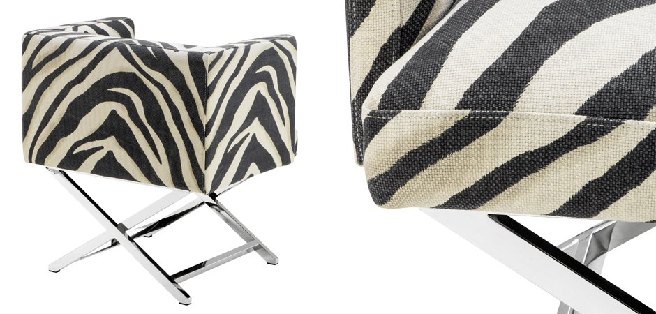 Кресло Eichholtz Chair Dawson Zebra Кресло Eichholtz Chair Dawson Zebra - Loft-Concept в Перми