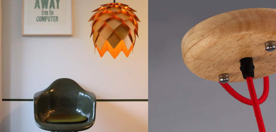 Подвесной светильник Crimea Pine Cone natural wood Подвесной светильник Crimea Pine Cone natural wood - Loft-Concept в Перми