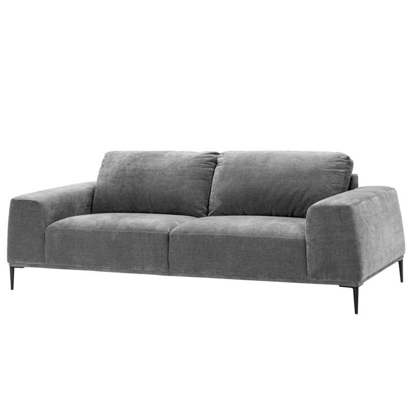 Диван Eichholtz Sofa Montado grey Серый Черный в Перми | Loft Concept 