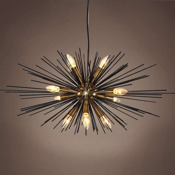 Люстра Astra Chandelier Sputnik Gold & Black  в Перми | Loft Concept 