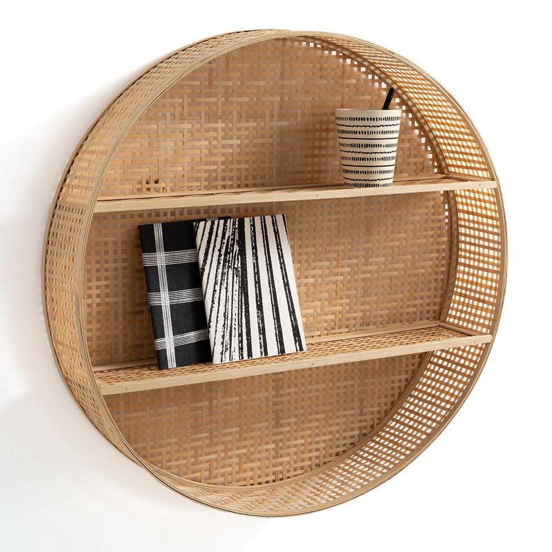 Полка Wicker Bamboo Shelf cells  в Перми | Loft Concept 