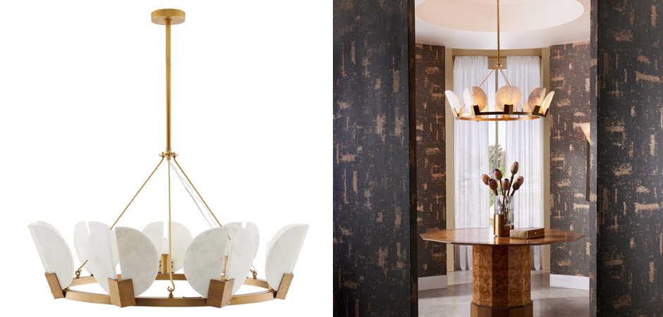Люстра Arteriors SIERRA CHANDELIER GOLD Люстра Arteriors SIERRA CHANDELIER GOLD - Loft-Concept в Перми