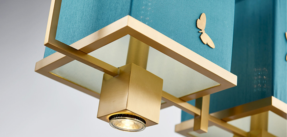 Люстра с бабочками Butterflies Blue Background Chandelier Люстра с бабочками Butterflies Blue Background Chandelier - Loft-Concept в Перми