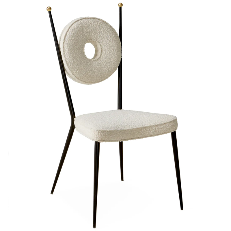 Стул Jonathan Adler Rondo Dining Chair ivory ( слоновая кость ) в Перми | Loft Concept 