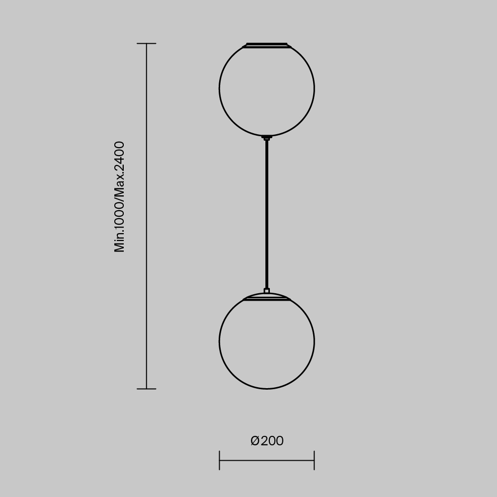 Подвесной светильник Twins 20Вт 3000К в Перми