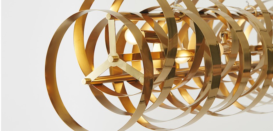 Люстра Brass Belts Chandelier Люстра Brass Belts Chandelier - Loft-Concept в Перми