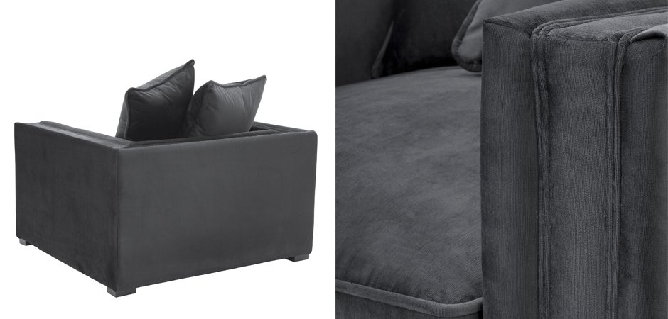 Кресло Eichholtz Chair Menorca Black Кресло Eichholtz Chair Menorca Black - Loft-Concept в Перми