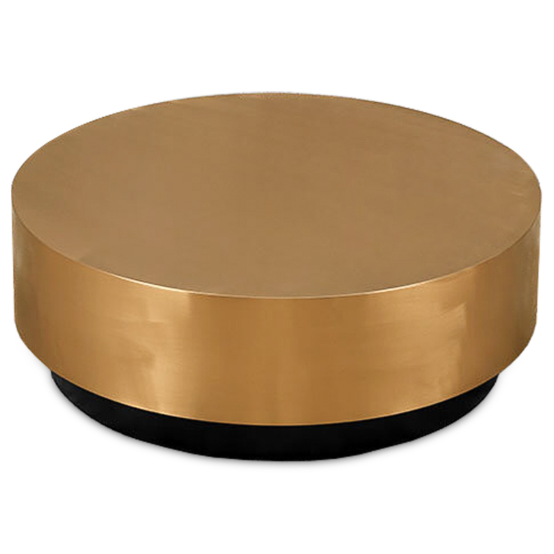 Кофейный столик Gold Washer Coffee Table Золотой Черный в Перми | Loft Concept 