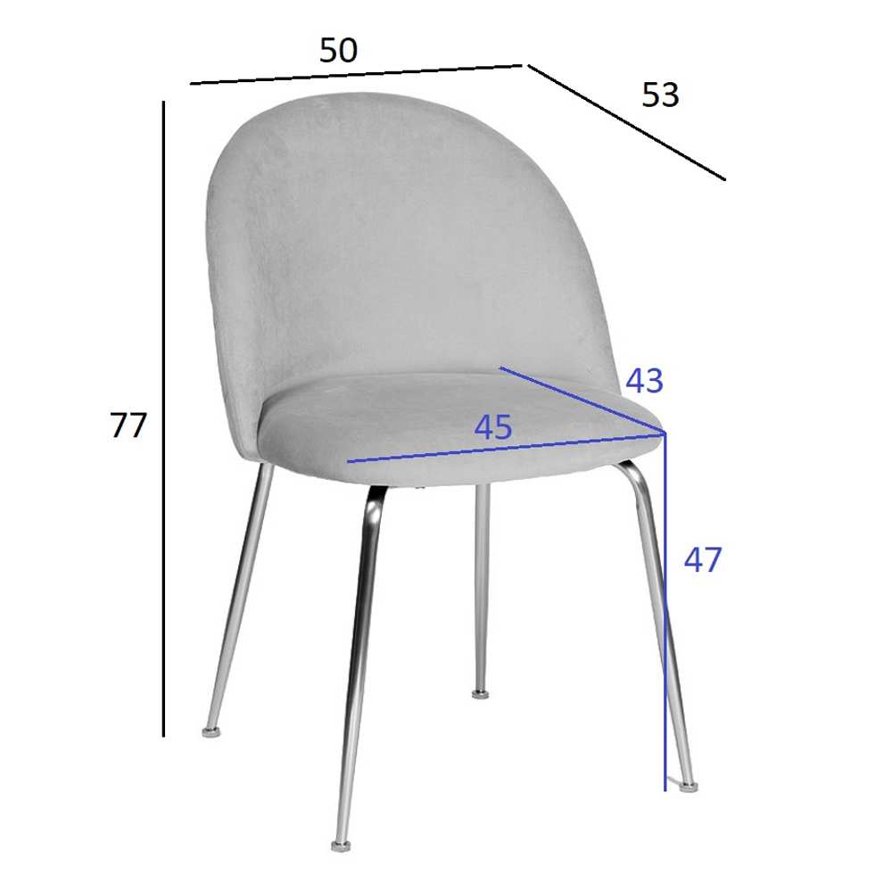 Стул велюровый хаки на золотистых металлических ножках Vendramin Chair в Перми