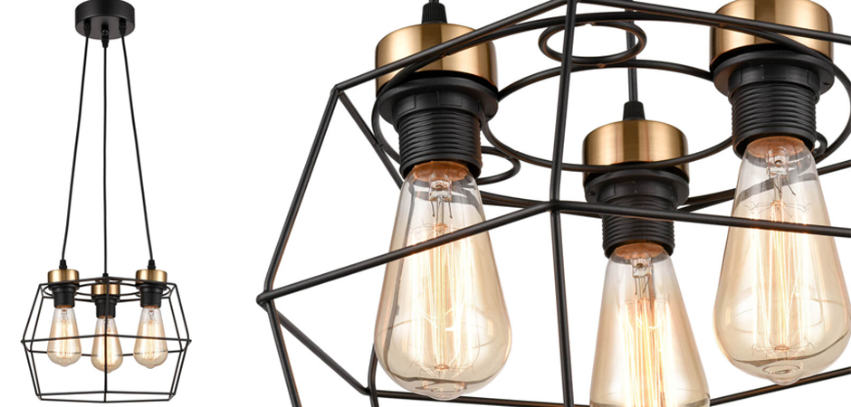 Люстра Loft Wire Cage Black lamp 3 Люстра Loft Wire Cage Black lamp 3 - Loft-Concept в Перми