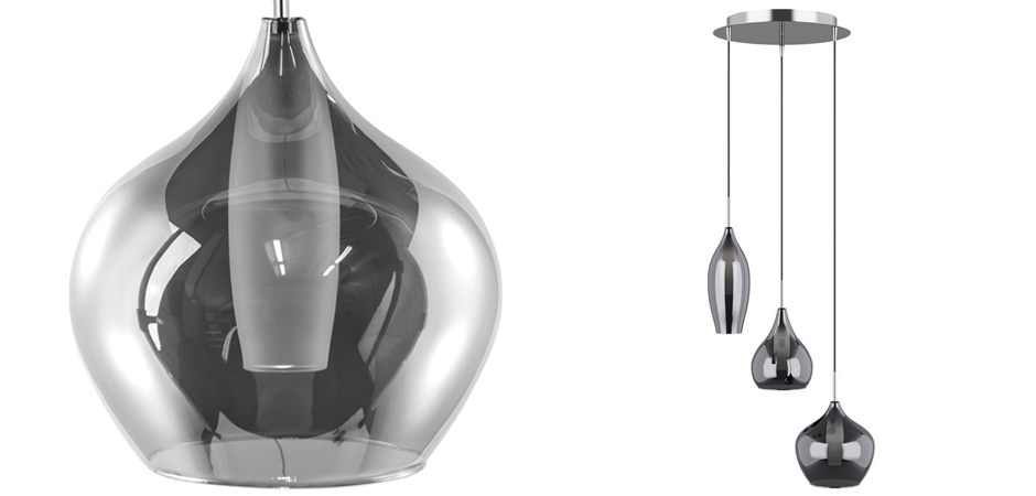 Люстра Candiano Smoke Triple Люстра Candiano Smoke Triple - Loft-Concept в Перми