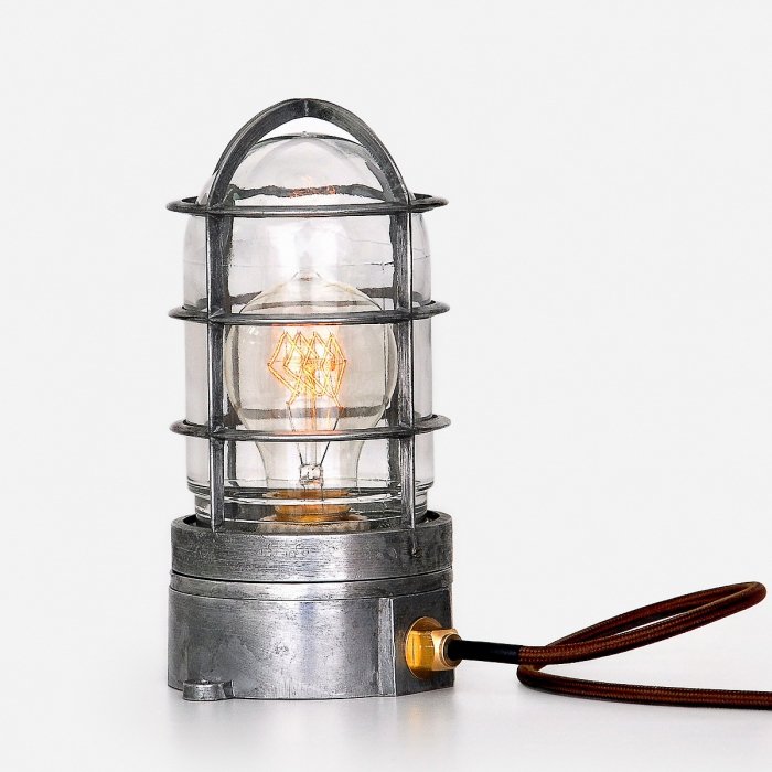 Настольная лампа Steampunk Cage Glass Edison Table lamp  в Перми | Loft Concept 