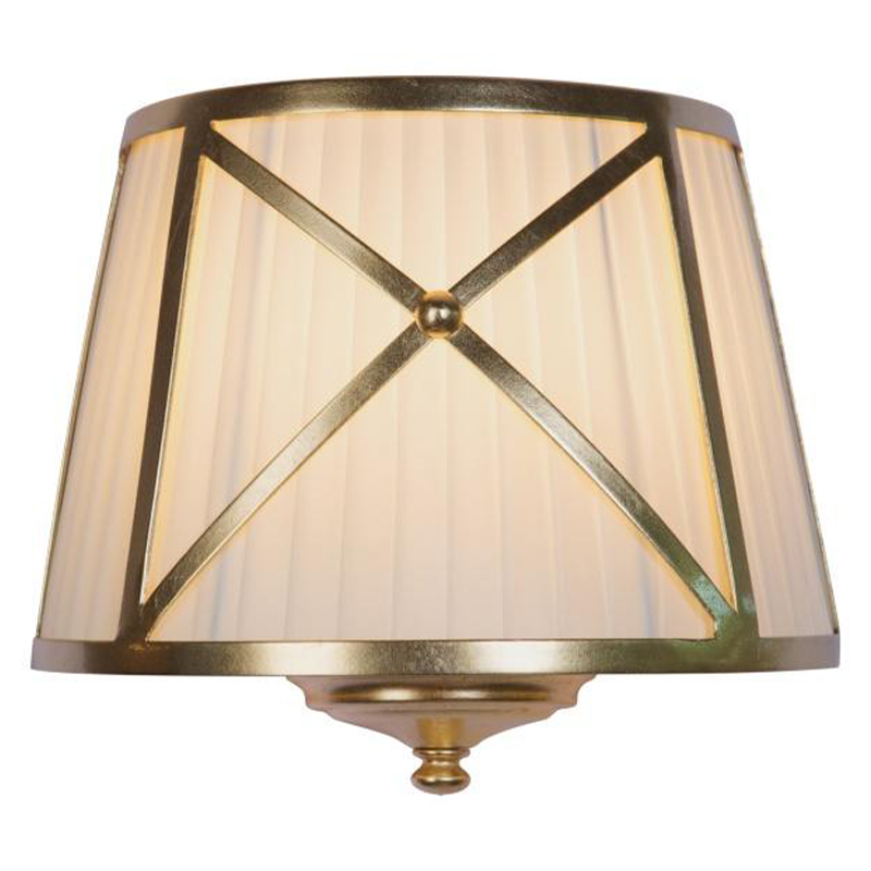 Бра Provence Lampshade Light Gold Wall Lamp Бежевый Золотой в Перми | Loft Concept 