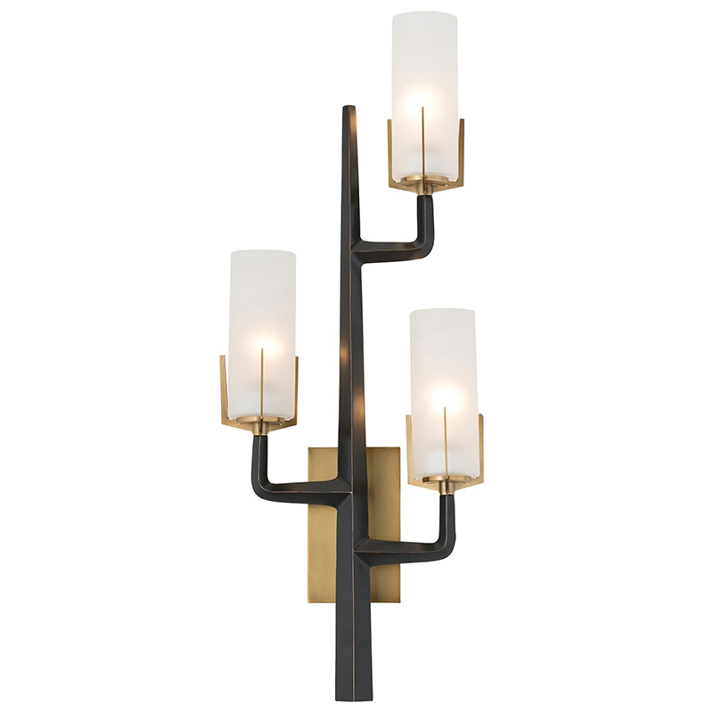 Бра Arteriors GRIFFIN SCONCE Черный Латунь Белый в Перми | Loft Concept 